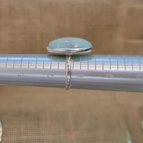 AMAZONITE XL OVAL RING - Picture 5 of 6